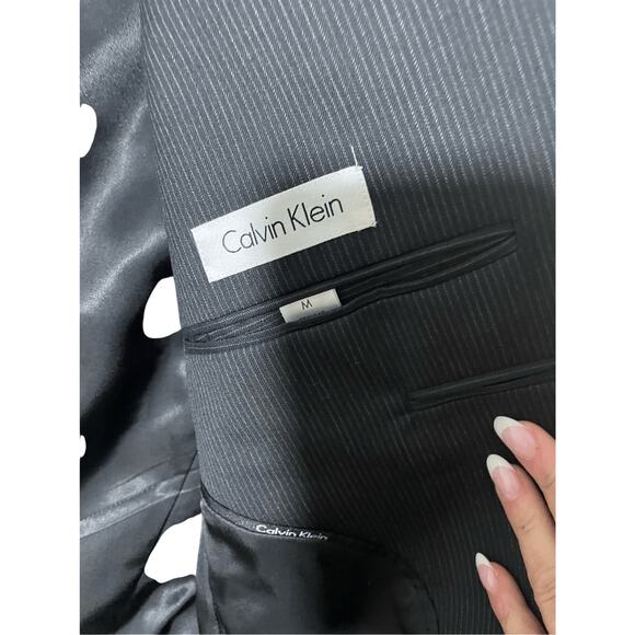 Calvin Klein Men's Medium Wool Blend Suit Jacket Blazer Business Office Holiday - Picture 4 of 8